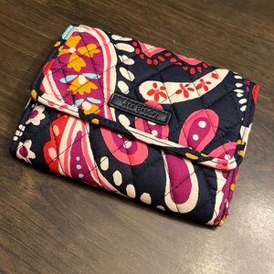 NWT Vera Bradley Euro Wallet Painted Paisley